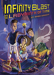 Cover Art for Infinity Blast and the Labyrinth of Time