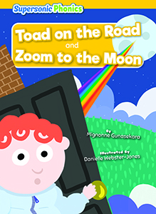 Cover Art for Toad on the Road & Zoom to the Moon