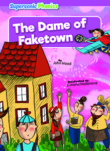 Cover Art for The Dame of Faketown