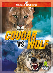 Cover Art for Cougar vs. Wolf