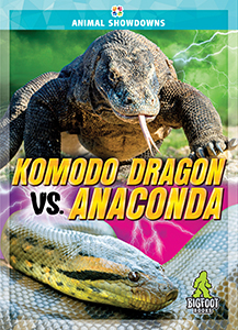Cover Art for Komodo Dragon vs. Anaconda
