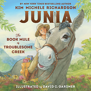 Cover Art for Junia, The Book Mule of Troublesome Creek