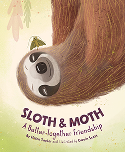 Cover Art for Sloth & Moth: A Better-Together Friendship
