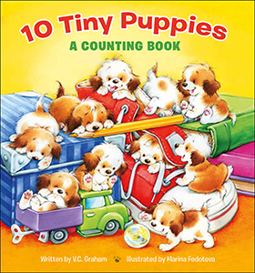 Cover Art for 10 Tiny Puppies