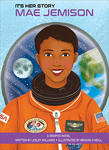 Cover Art for It's Her Story Mae Jemison: A Graphic Novel