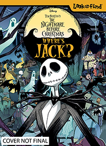 Cover Art for Disney Tim Burton's The Nightmare Before Christmas Where's Jack?: Look and Find